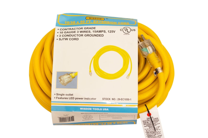 50 ft. 10/3 Heavy Duty Indoor/Outdoor Extension Cord (29-EC1050)