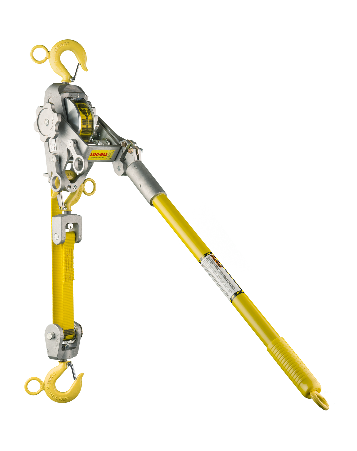 Lug-All 1/2 Ton X 10' Small Frame Web Strap Hoist (2-B)