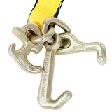 2" x 9' strap with cluster RTJ hooks on one end and open on other end