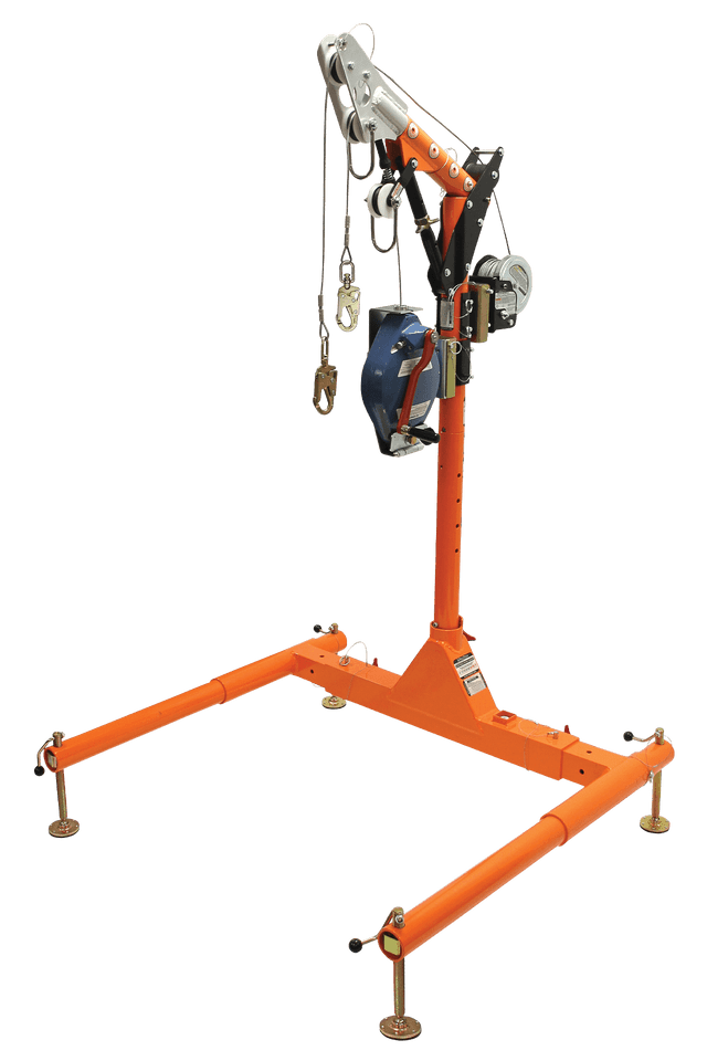 5pc Confined Space Davit System with 12" to 29" Offset Davit Arm, Winch and SRL-R (6050428WR)