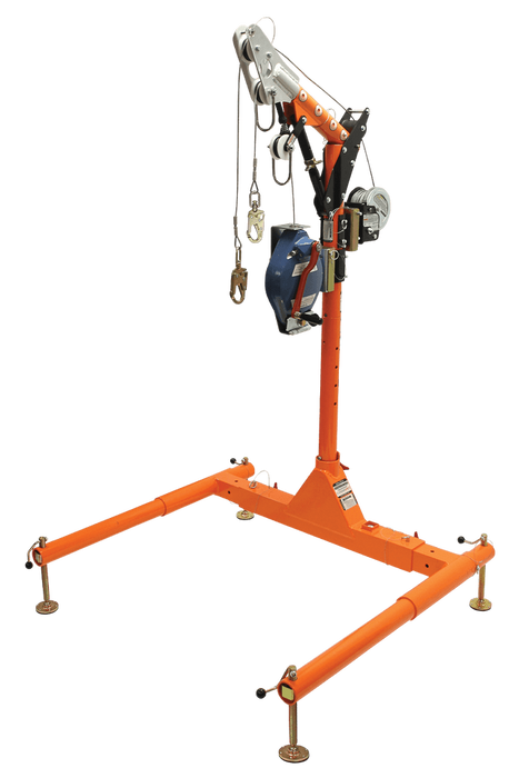 5pc Confined Space Davit System with 12" to 29" Offset Davit Arm, Winch and SRL-R (6050428WR)