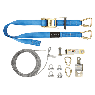 30' SteelGrip Plus Temp Cable HLL with Ratchet Strap Tensioner + Coil EA+ Install Hardware (620030R)