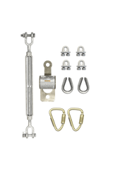 SteelGrip Cable HLL Installation Kit 2 Thimbles and 4 Wire Rope Clips (62203C)
