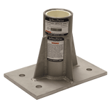 Center-mount Stainless Steel Bolt-on Fixed Davit Base (65040CMS)