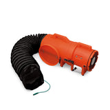 8" Axial Explosion-Proof (EX) Plastic Blower with Compact Canister and 15' Statically Conductive Ducting, 25 lbs. (220V AC/50 Hz). Does NOT meet CSA C22.2 No. 113 requirements. (9538-15E)