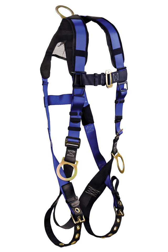 Contractor+ 3D Standard Non-belted Full Body Harness, Tongue Buckle Leg Adjustment (7018B)