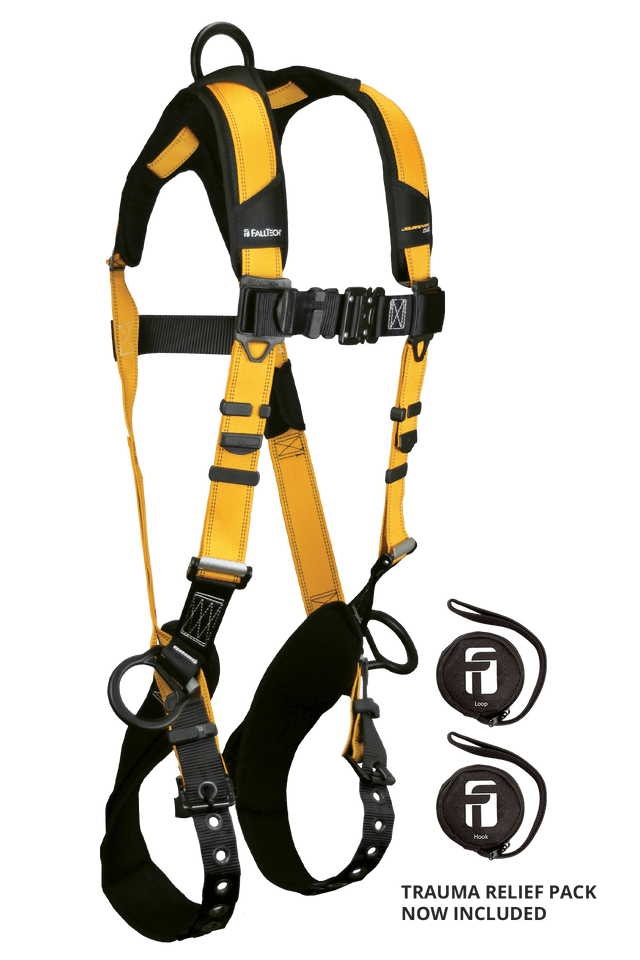 Journeyman Flex® Aluminum 3D Standard Non-belted Full Body Harness, Tongue Buckle Leg Adjustment (7023B)