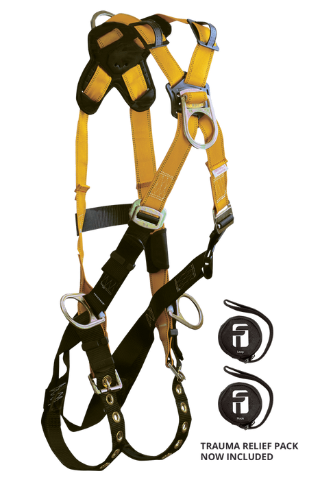 Journeyman Flex® Steel 4D Cross-over Climbing Full Body Harness (7029)