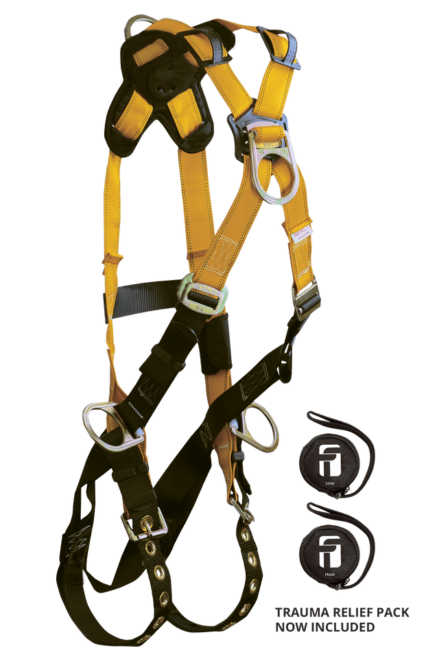 Journeyman Flex® Steel 4D Cross-over Climbing Full Body Harness (7029)