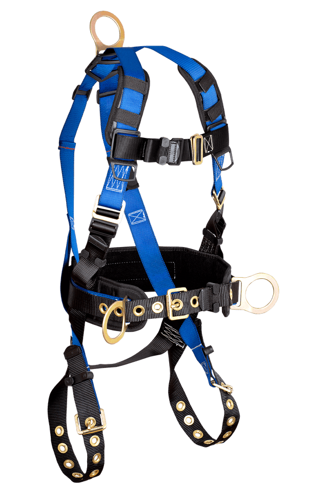 Contractor 3D Construction Belted Full Body Harness (7073)