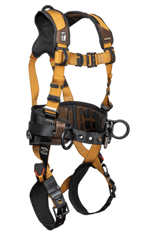 Advanced ComforTech® Gel 3D Construction Belted Full Body Harness, Tongue Buckle Leg Adjustment (7081B)