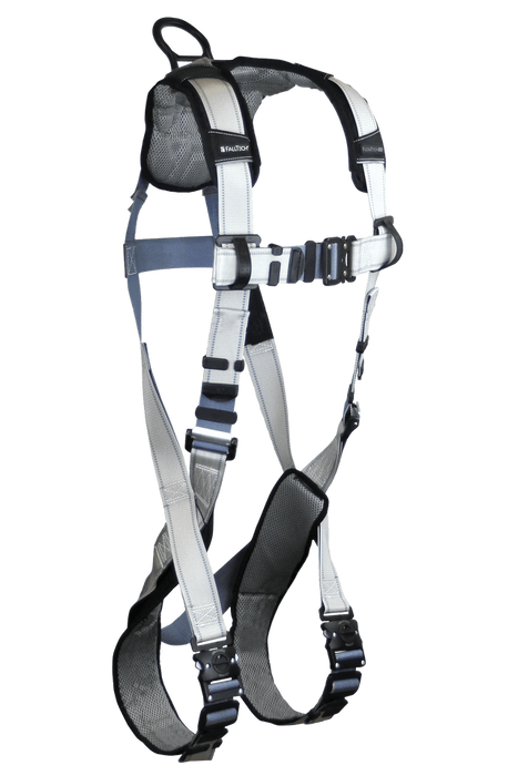 FlowTech LTE® 1D Standard Non-belted Full Body Harness, Triple-Lock Quick Connect Leg Buckles (7087BQ)