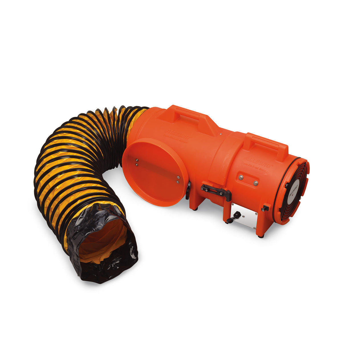 8" Axial DC Plastic Blower w/ Canister & 25’ Ducting, 30 lbs. (9536-25)