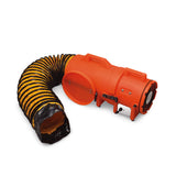 8" Axial DC Plastic Blower w/ Canister & 25’ Ducting, 30 lbs. (9536-25)