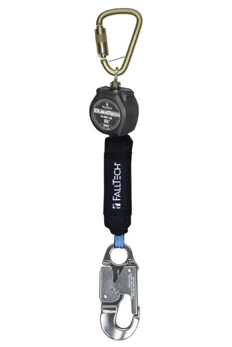 6' DuraTech® Mini Class 1 Personal SRL-P with Aluminum Snap Hook, Includes Steel Dorsal Connecting Carabiner (72706SB4)