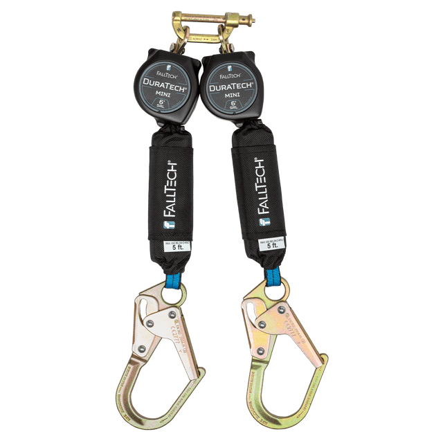 6' DuraTech® Mini Class 1 Personal SRL-P with Steel Mini Rebar Hooks, Includes Triple-Lock Steel Dorsal Connector (72706TH0)