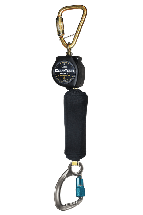 6' Arc Flash DuraTech® Mini Class 1 Personal SRL-P with Aluminum Carabiner, Includes Steel Dorsal Connecting Carabiner (72906SC6)