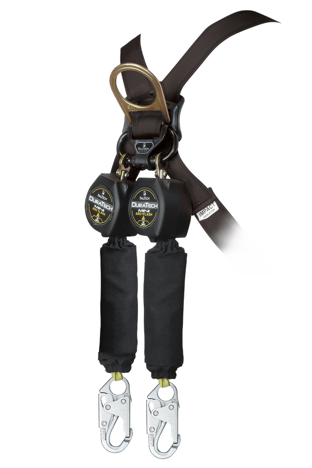 6' Arc Flash DuraTech® Mini Class 1 Personal SRL-P with Steel Snap Hooks, Includes Steel Dorsal Connecting Carabiner (72906TB1)