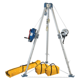 11' Confined Space Tripod System with 60' Stainless Steel SRL-R and Personnel Winch (7504S)