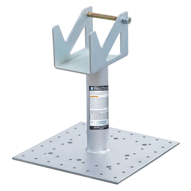 12" Post Anchor with Rotating SRL Cradle for Wood, Concrete and Steel (78012WCSSC)