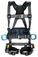 FT-One™ 3D Construction Belted Full Body Harness, Quick Connect Adjustments (8123BQC)
