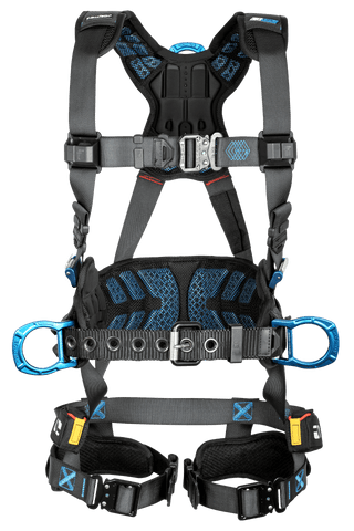 FT-One™ 3D Construction Belted Full Body Harness, Quick Connect Adjustments (8123BQC)