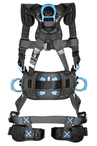 FT-One™ 3D Construction Belted Full Body Harness, Tongue Buckle Leg Adjustments (8127B)