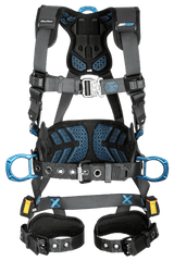 FT-One™ 3D Construction Belted Full Body Harness, Tongue Buckle Leg Adjustments (8127B)