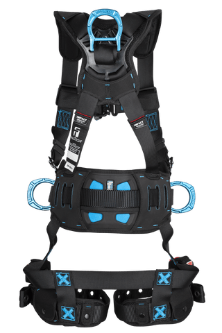 FT-One™ 4D Construction Climbing Full Body Harness, Tongue Buckle Leg Adjustments (8127BFD)