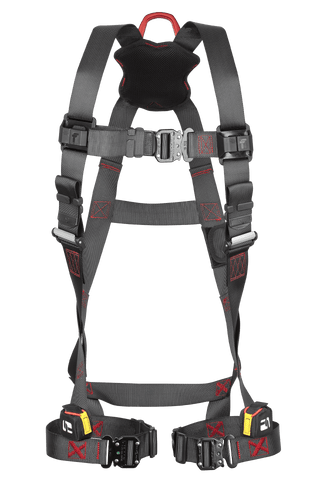 FT-Iron 1D Standard Non-Belted Full Body Harness, Quick Connect Buckle Leg Adjustment (8141)