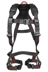 FT-Iron™ 1D Standard Non-Belted Full Body Harness, Quick Connect Buckle Leg Adjustment (8141B)
