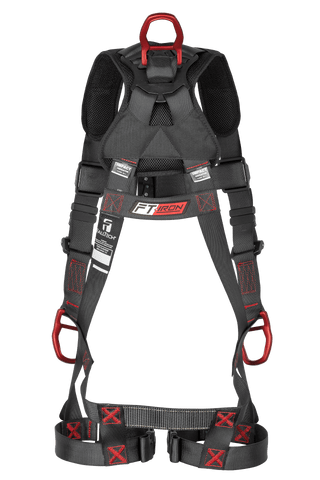 FT-Iron 3D Standard Non-belted Full Body Harness, Quick Connect Buckle Leg Adjustment (8142QC)