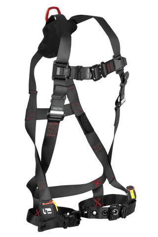 FT-Iron 1D Standard Non-Belted Full Body Harness, Tongue Buckle Leg Adjustment (8143)