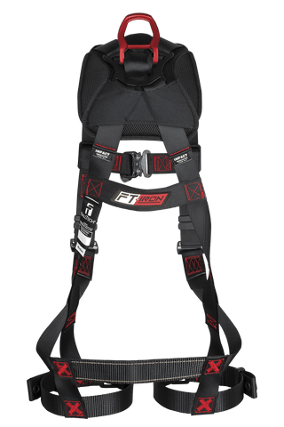 FT-Iron™ 2D Climbing Non-Belted Full Body Harness, Tongue Buckle Leg Adjustments (8143BFD)