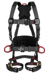 FT-Iron™ 3D Construction Belted Full Body Harness, Tongue Buckle Leg Adjustment (8144B)