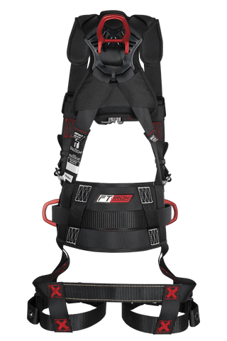 FT-Iron™ 4D Construction Climbing Full Body Harness, Tongue Buckle Leg Adjustments (8144FD)