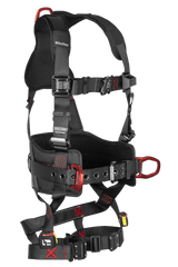 FT-Iron 3D Construction Belted Full Body Harness, Quick Connect Buckle Leg Adjustment (8144QC)