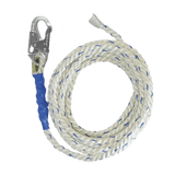 30' VLL Snap Hook + Taped-end 5/8" White (PN 8130T)