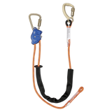 Tower Climber® Rope Positioning Lanyard with Aluminum Adjuster with Steel Carabiners (8165C)