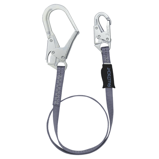 3' Web Restraint Lanyard, Fixed-length with Steel Connectors (82033)