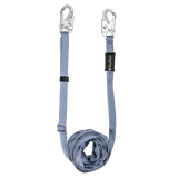 11' to 20' Adjustable Length Restraint Lanyard with Steel Snap Hooks (820920)