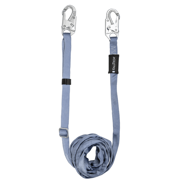 11' to 20' Adjustable Length Restraint Lanyard with Steel Snap Hooks (820920)