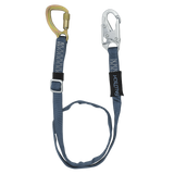 4' to 6' Adjustable Length Restraint Lanyard with Steel 5k Carabiner (82095K)