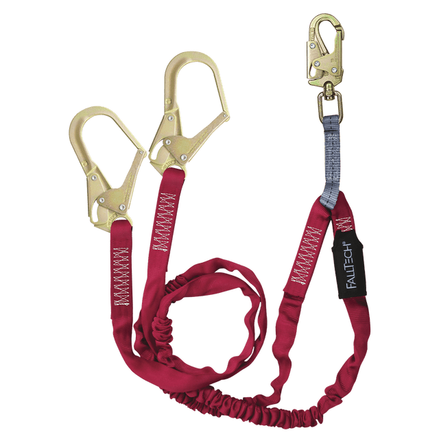 6' Ironman® Internal 12' free fall Lanyard, Double-leg with Steel Connectors (8247Y3)