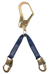 23" Premium Rebar Positioning Assembly with Jacketed Web and Steel Swivel Rebar Hook (8250W)