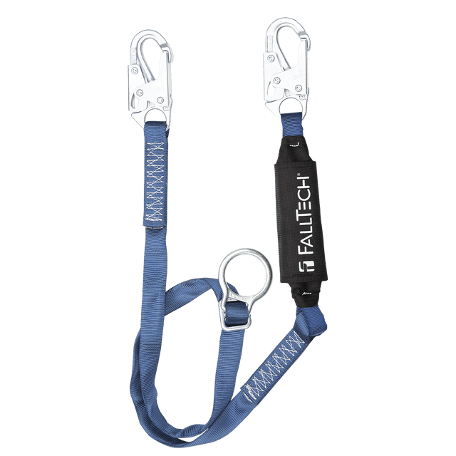 6' ViewPack® Tie-back Energy Absorbing Lanyard, Single-leg with Steel Snap Hooks (82562)