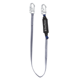 6' ViewPack® Energy Absorbing Lanyard, Single-leg with Steel Snap Hooks (8256)
