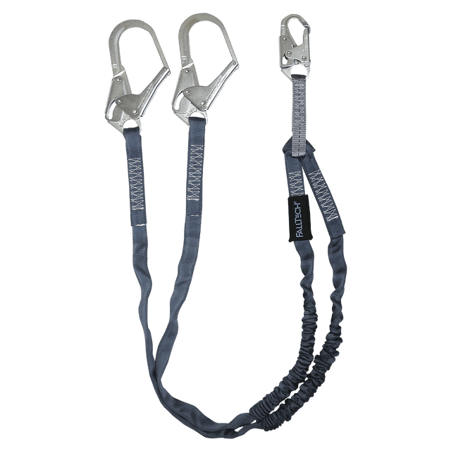 6' Internal Energy Absorbing Lanyard, Double-leg with Steel Connectors (8259Y3)