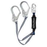 4' ViewPack® Energy Absorbing Lanyard, Double-leg with Steel Connectors (8260734)