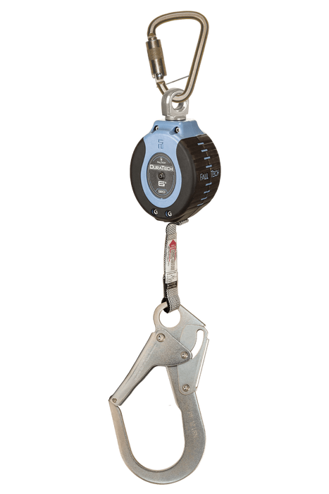 6' DuraTech® Personal SRL with Steel Rebar Hook, Includes Steel Dorsal Connecting Carabiner (82706SB3)